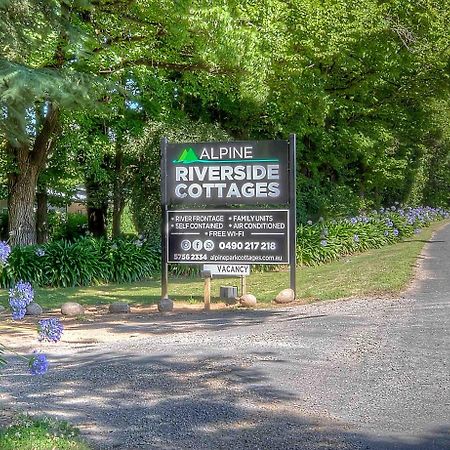 Alpine Riverside Cottages Porepunkah Extérieur photo